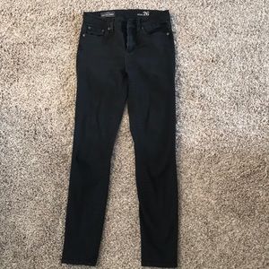 High rise skinny jeans